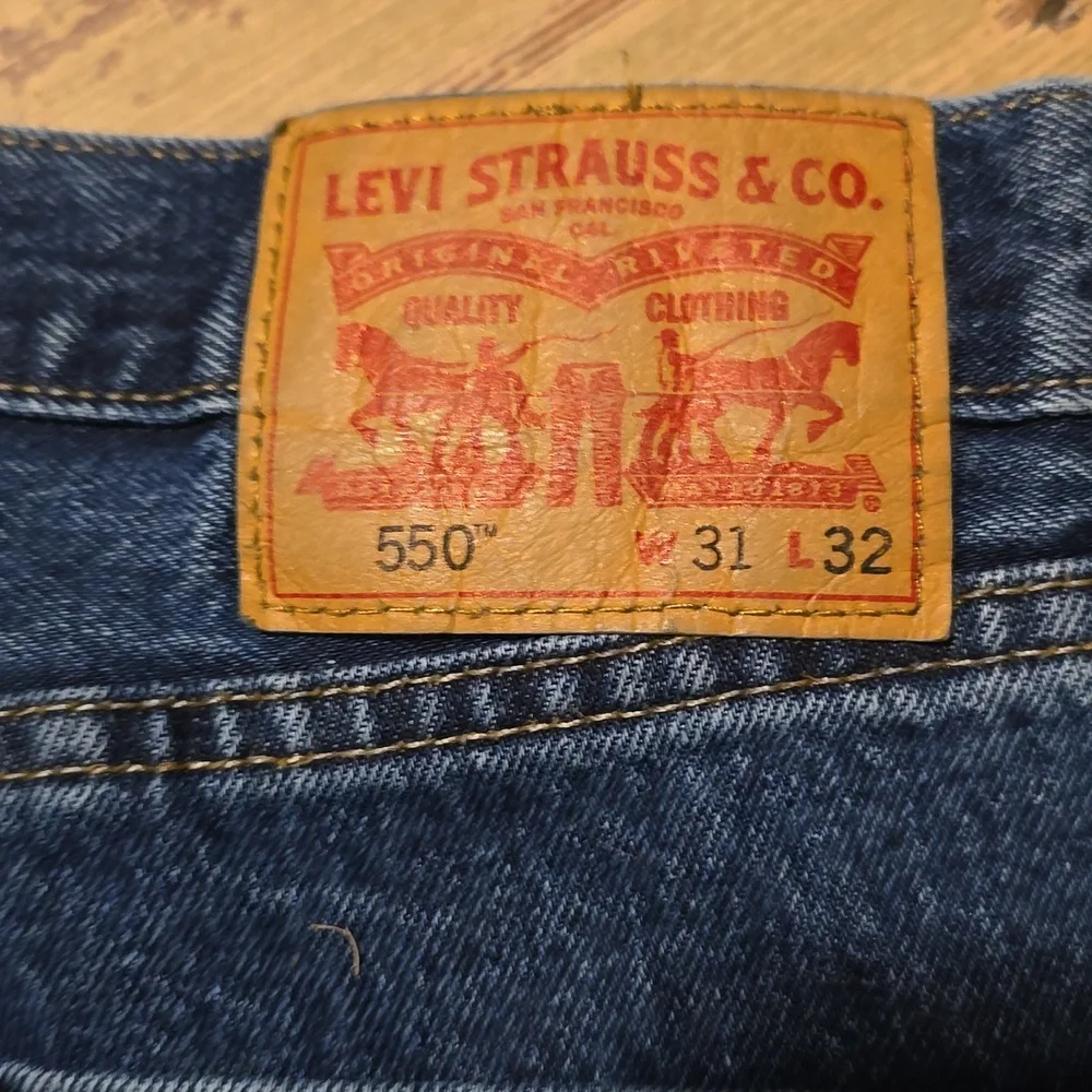 Levis‎ Classic Blue Denim Jeans Straight Leg Mens Size 31/32